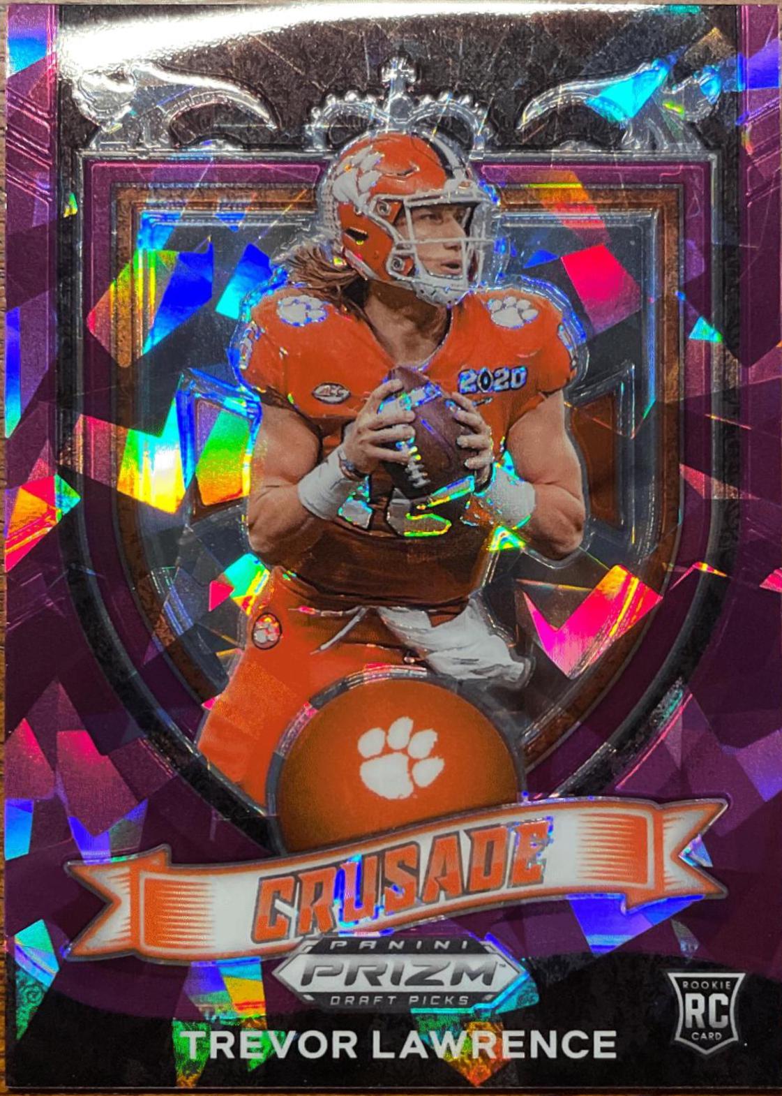 Trevor Lawrence [Purple Ice Prizm] #161