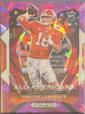 Trevor Lawrence [Purple Ice Prizm] #181