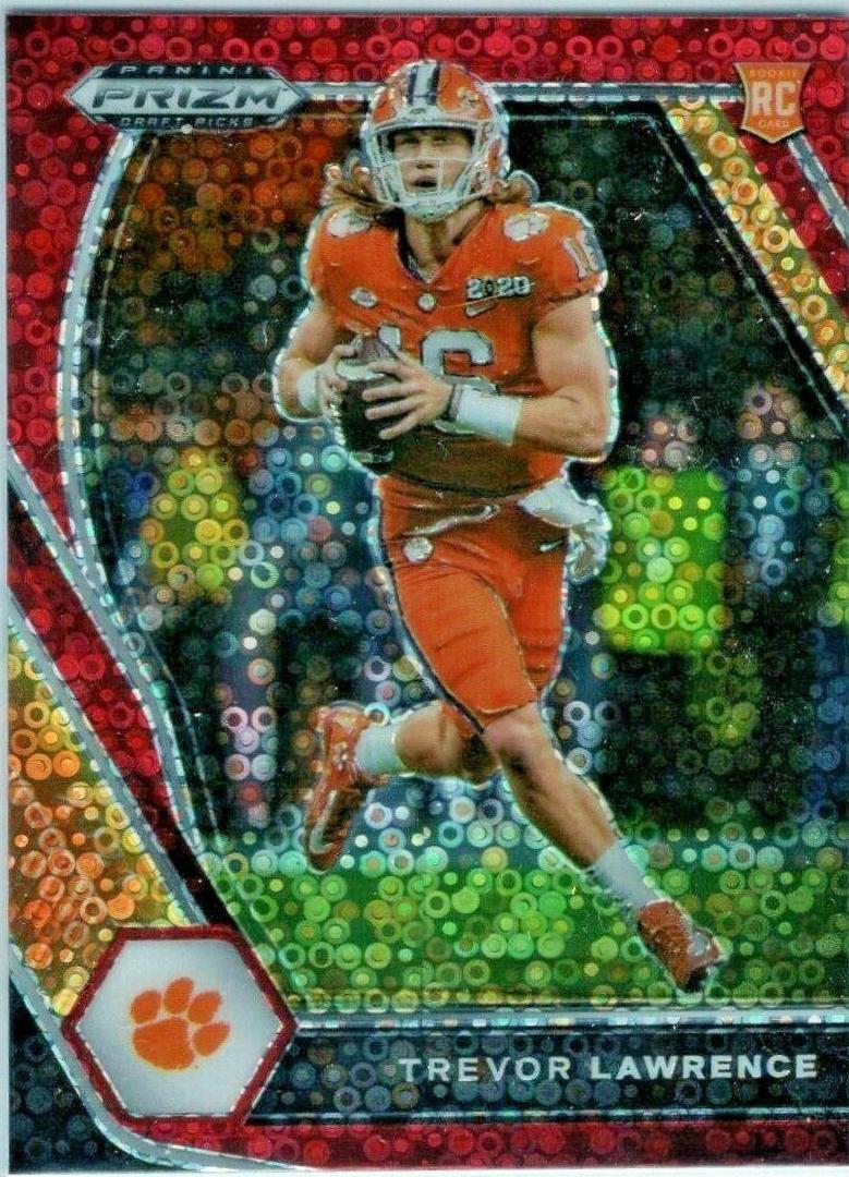 Trevor Lawrence [Red Circles Prizm] #106