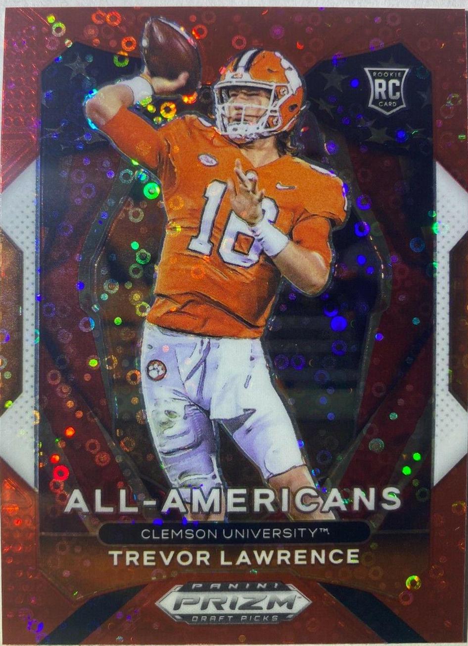 Trevor Lawrence [Red Circles Prizm] #181