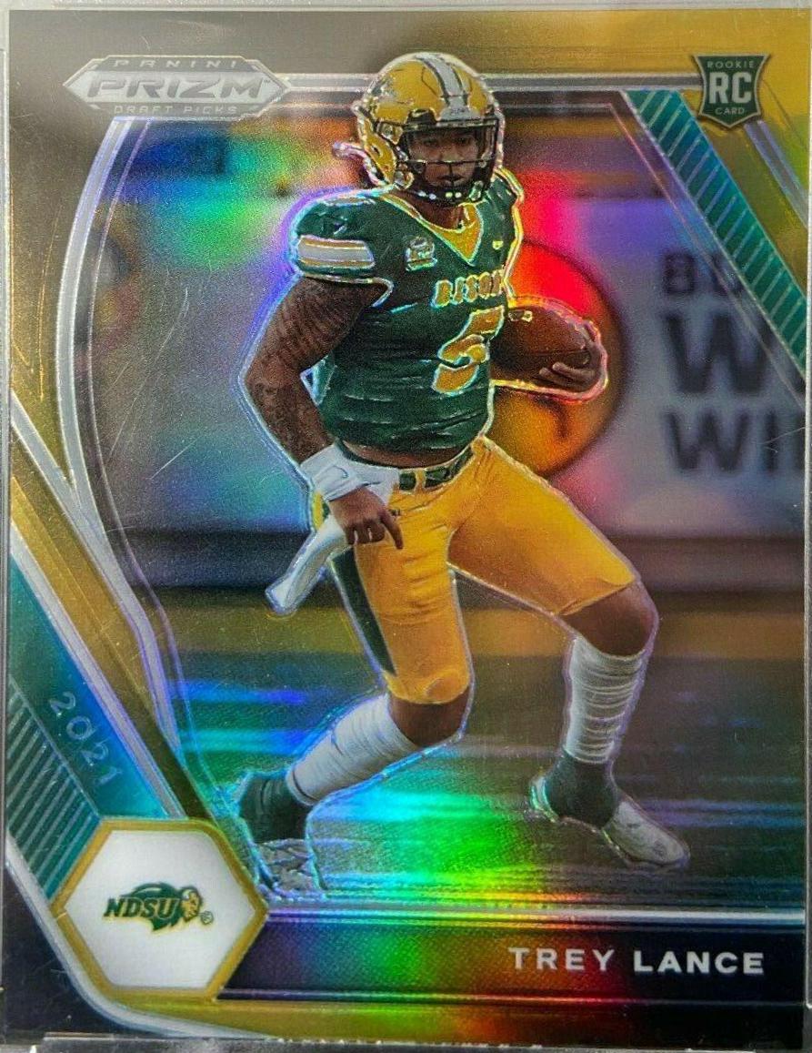 Trey Lance [Black Gold Prizm] #120