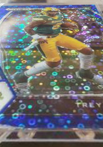 Trey Lance [Blue Prizm] #120