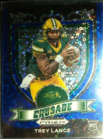 Trey Lance [Blue Prizm] #164