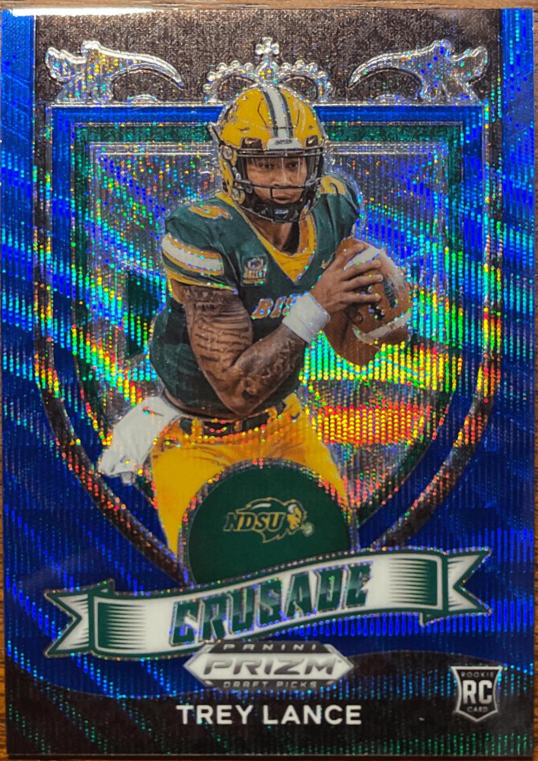 Trey Lance [Blue Wave Prizm] #164