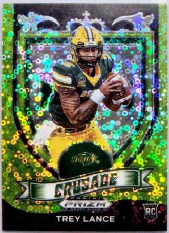 Trey Lance [Neon Green Circles Prizm] #164