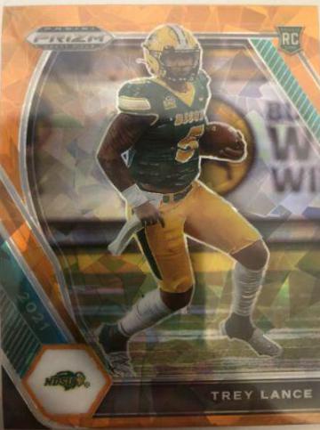 Trey Lance [Orange Ice Prizm] #120