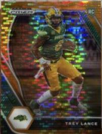 Trey Lance [Orange Pulsar Prizm] #120