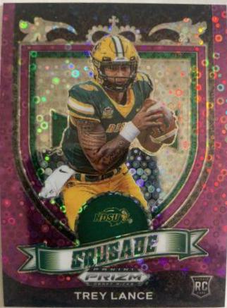 Trey Lance [Purple Circles Prizm] #164