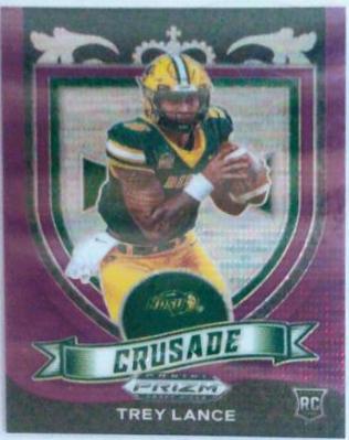 Trey Lance [Purple Pulsar Prizm] #164