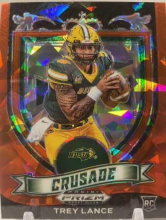 Trey Lance [Red Ice Prizm] #164