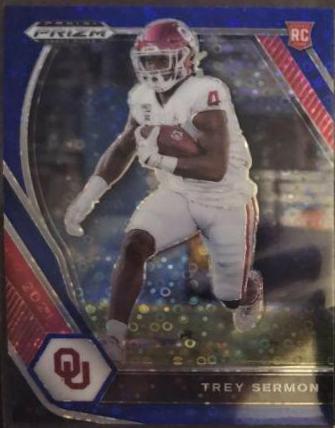 Trey Sermon [Blue Circles Prizm] #123