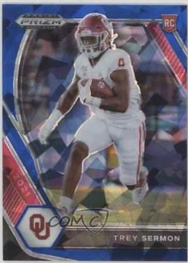 Trey Sermon [Blue Ice Prizm] #123