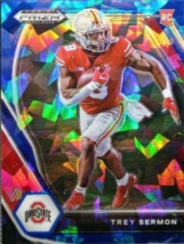 Trey Sermon [Blue Ice Prizm] #159