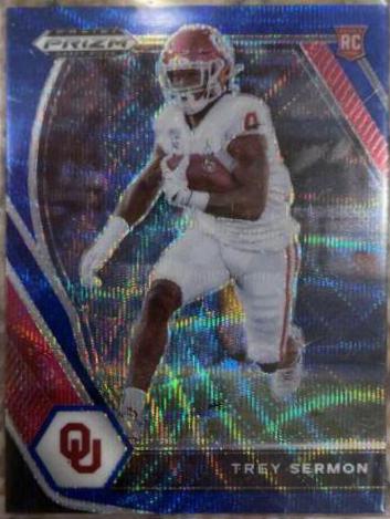 Trey Sermon [Blue Wave Prizm] #123