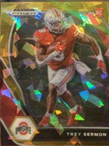 Trey Sermon [Gold Ice Prizm] #159