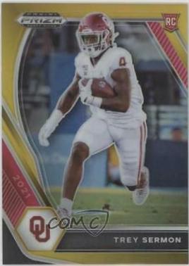 Trey Sermon [Gold Prizm] #123