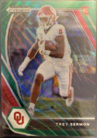 Trey Sermon [Green Wave Prizm] #123
