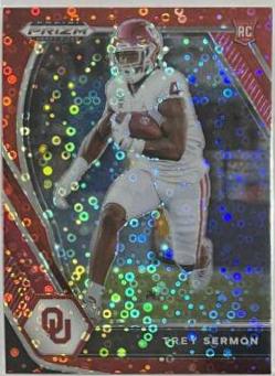 Trey Sermon [Red Circles Prizm] #123