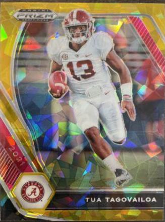 Tua Tagovailoa [Gold Ice Prizm] #21