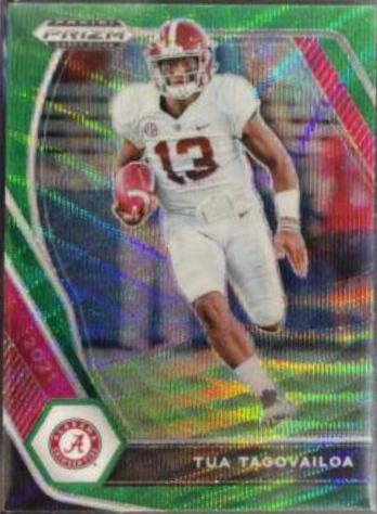 Tua Tagovailoa [Green Wave Prizm] #21