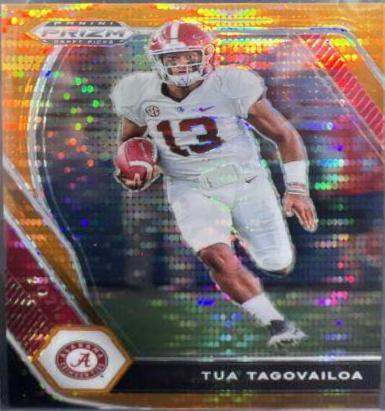 Tua Tagovailoa [Orange Pulsar Prizm] #21
