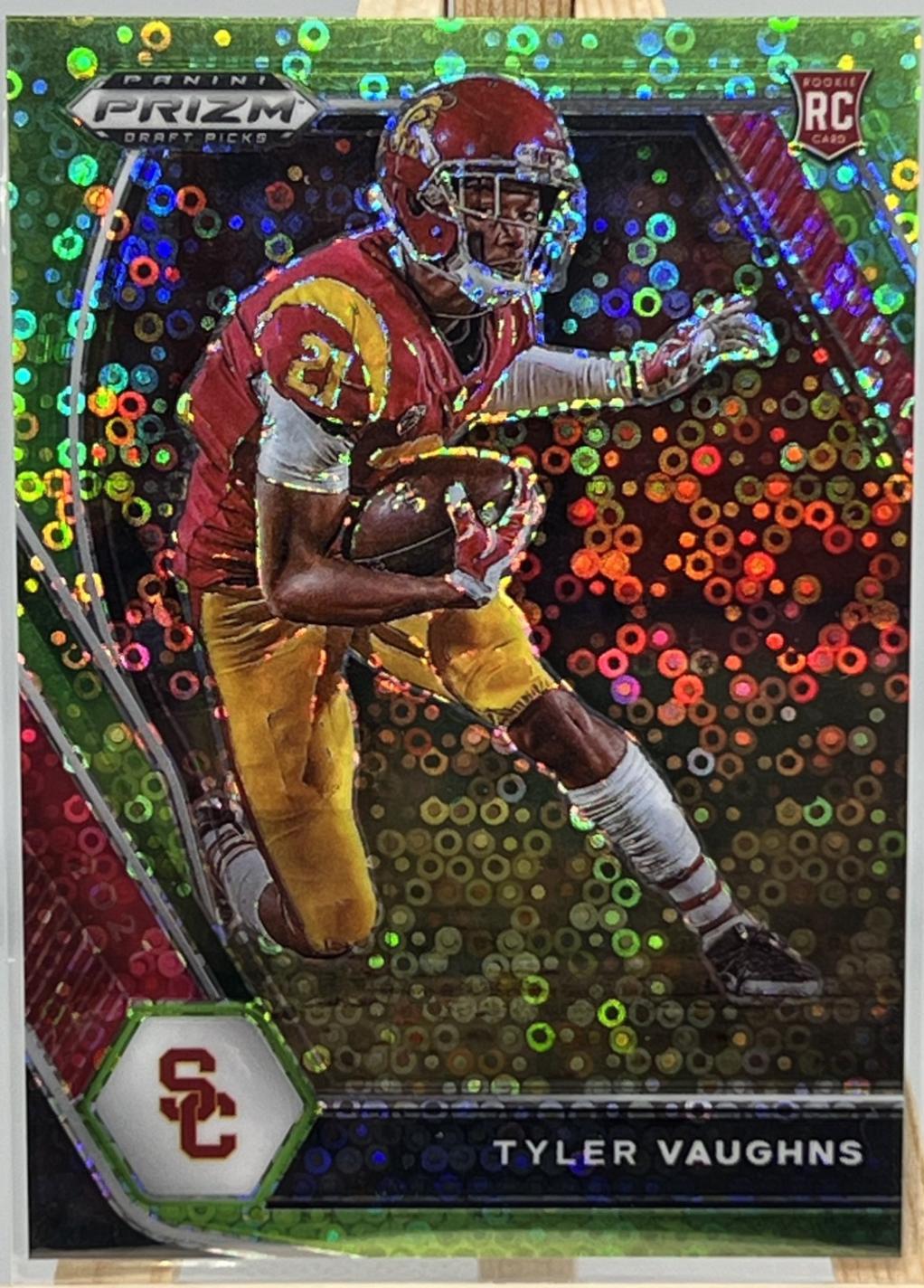 Tyler Vaughns [Neon Green Circles Prizm] #160