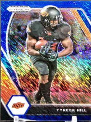 Tyreek Hill [Blue Shimmer Prizm] #59