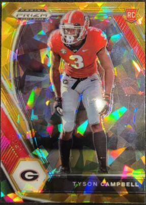 Tyson Campbell [Gold Ice Prizm] #155