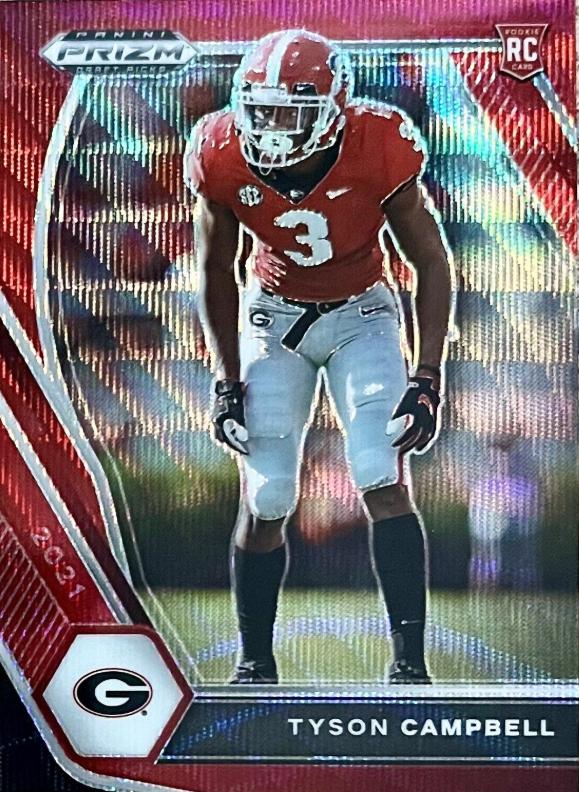 Tyson Campbell [Ruby Wave Prizm] #155