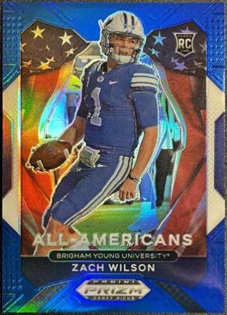 Zach Wilson [Blue Prizm] #182