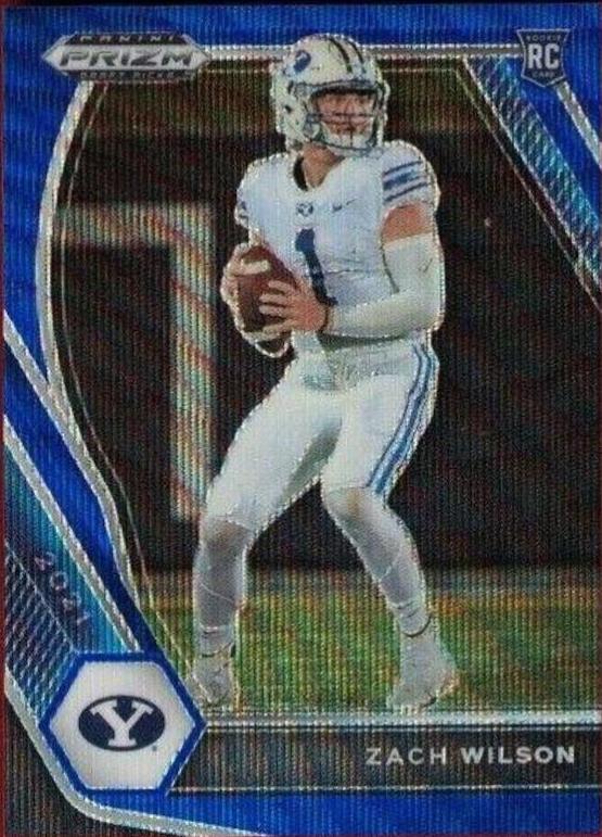 Zach Wilson [Blue Wave Prizm] #105