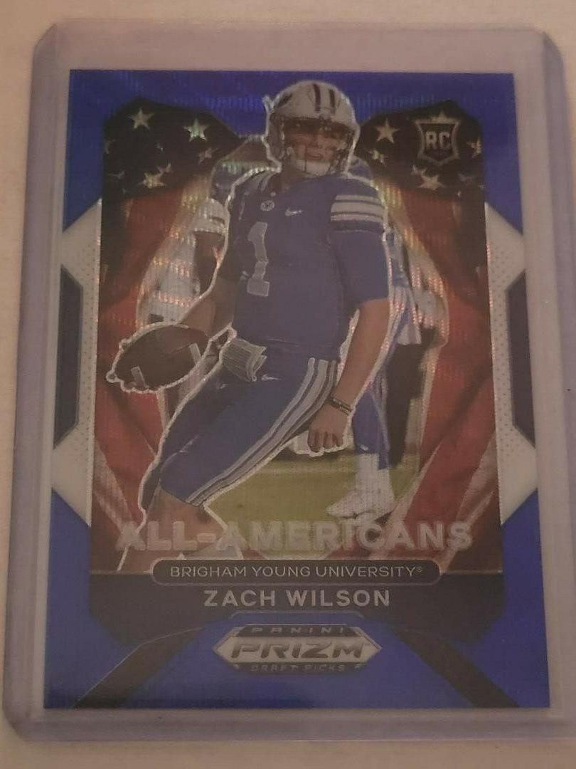 Zach Wilson [Blue Wave Prizm] #182