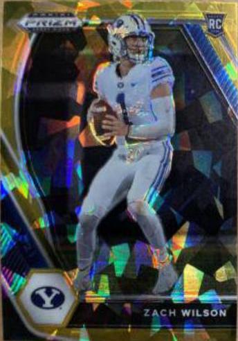 Zach Wilson [Gold Ice Prizm] #105