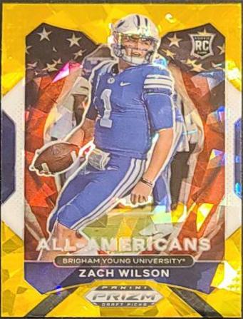 Zach Wilson [Gold Ice Prizm] #182