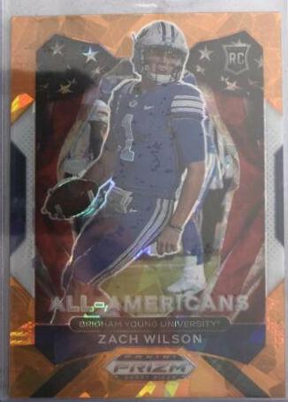 Zach Wilson [Orange Ice Prizm] #182