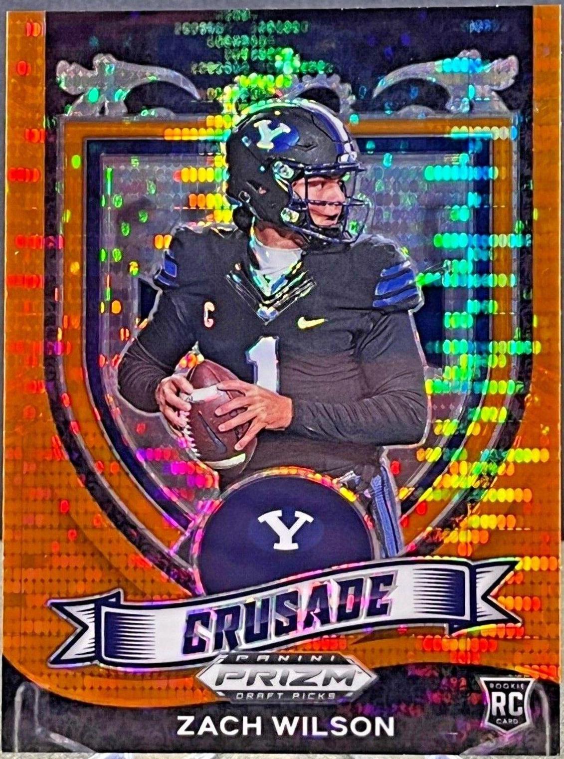 Zach Wilson [Orange Pulsar Prizm] #168