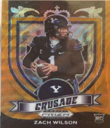 Zach Wilson [Orange Wave Prizm] #168
