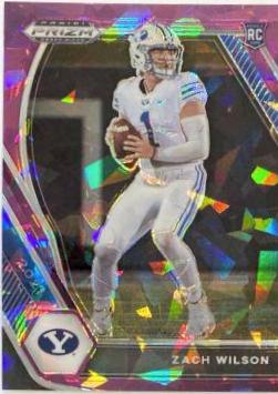 Zach Wilson [Purple Ice Prizm] #105