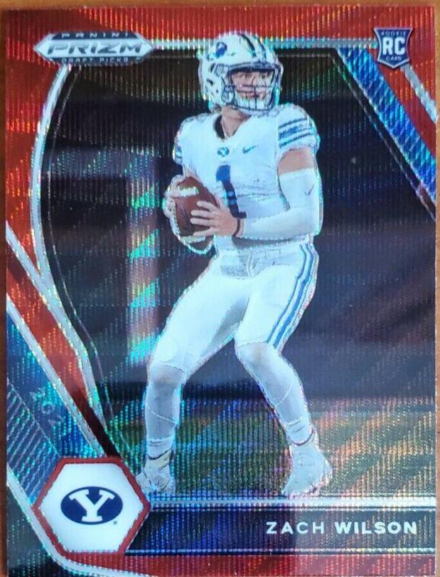 Zach Wilson [Ruby Wave Prizm] #105