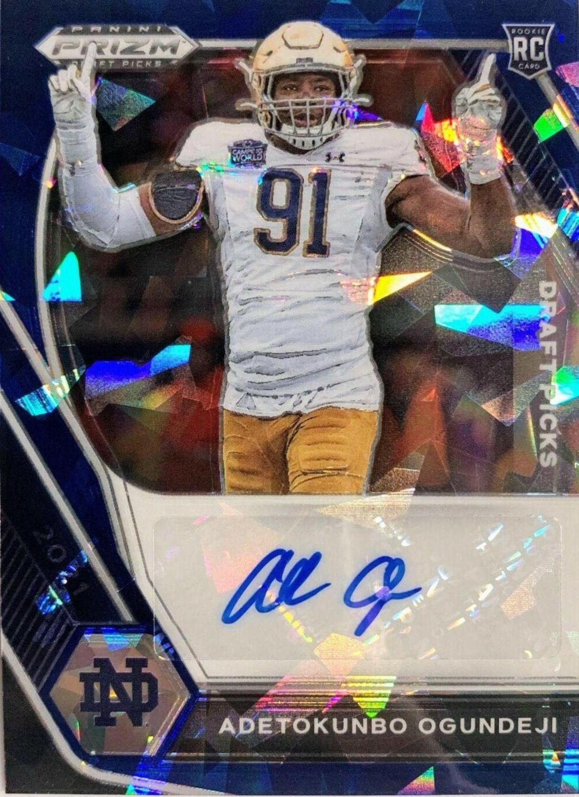 Adetokunbo Ogundeji [Blue Ice Prizm] #DPA-AOG
