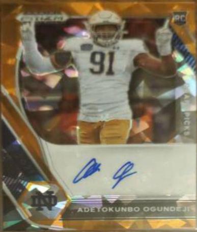 Adetokunbo Ogundeji [Gold Ice Prizm] #DPA-AOG