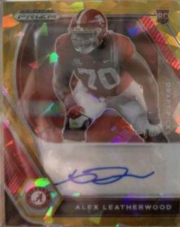 Alex Leatherwood [Gold Ice Prizm] #DPA-ALE