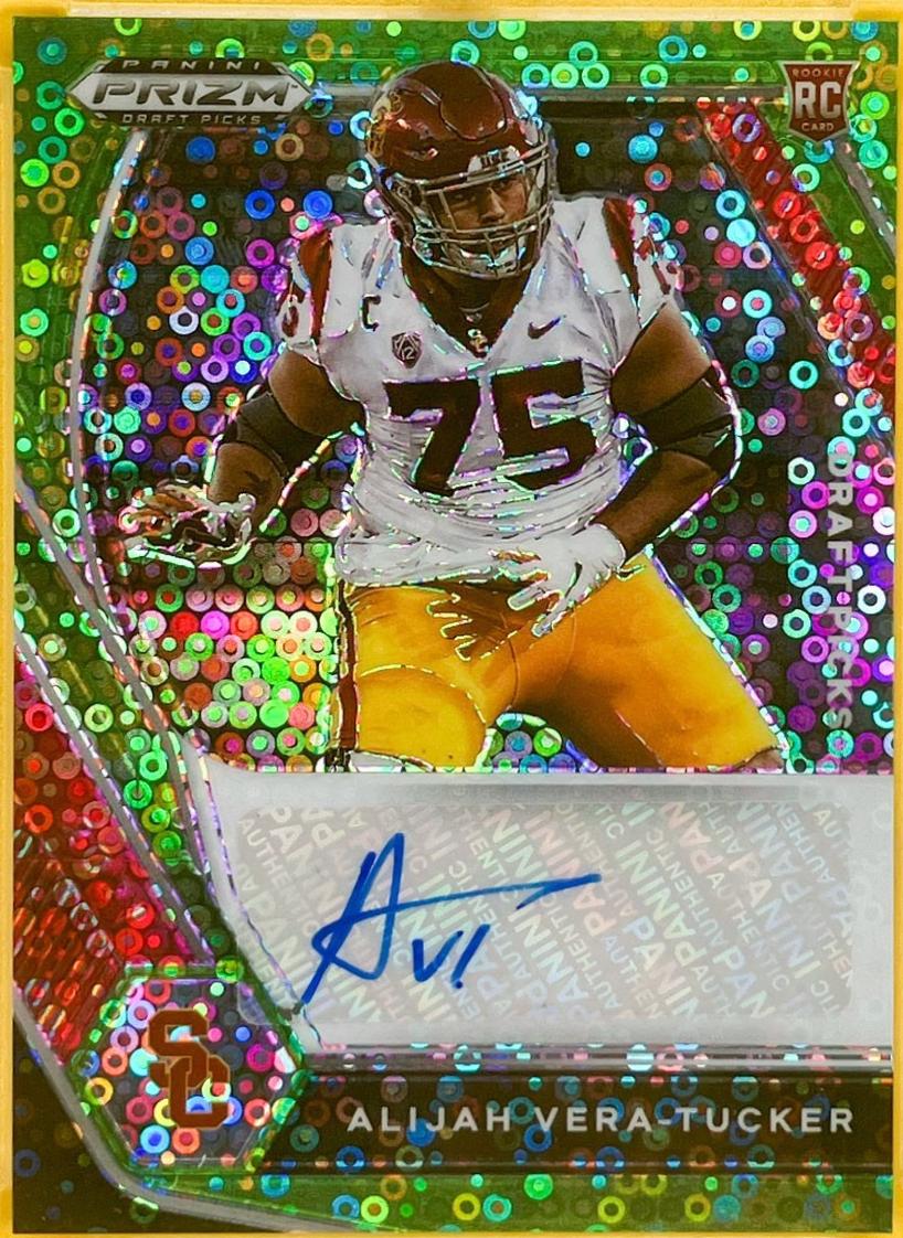 Alijah Vera Tucker [Neon Green Circles Prizm] #DPA-AVT