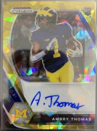 Ambry Thomas [Gold Ice Prizm] #DPA-AMT