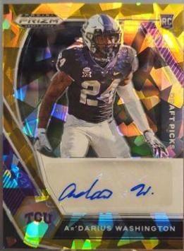 Ar'Darius Washington [Gold Ice Prizm] #DPA-ARD
