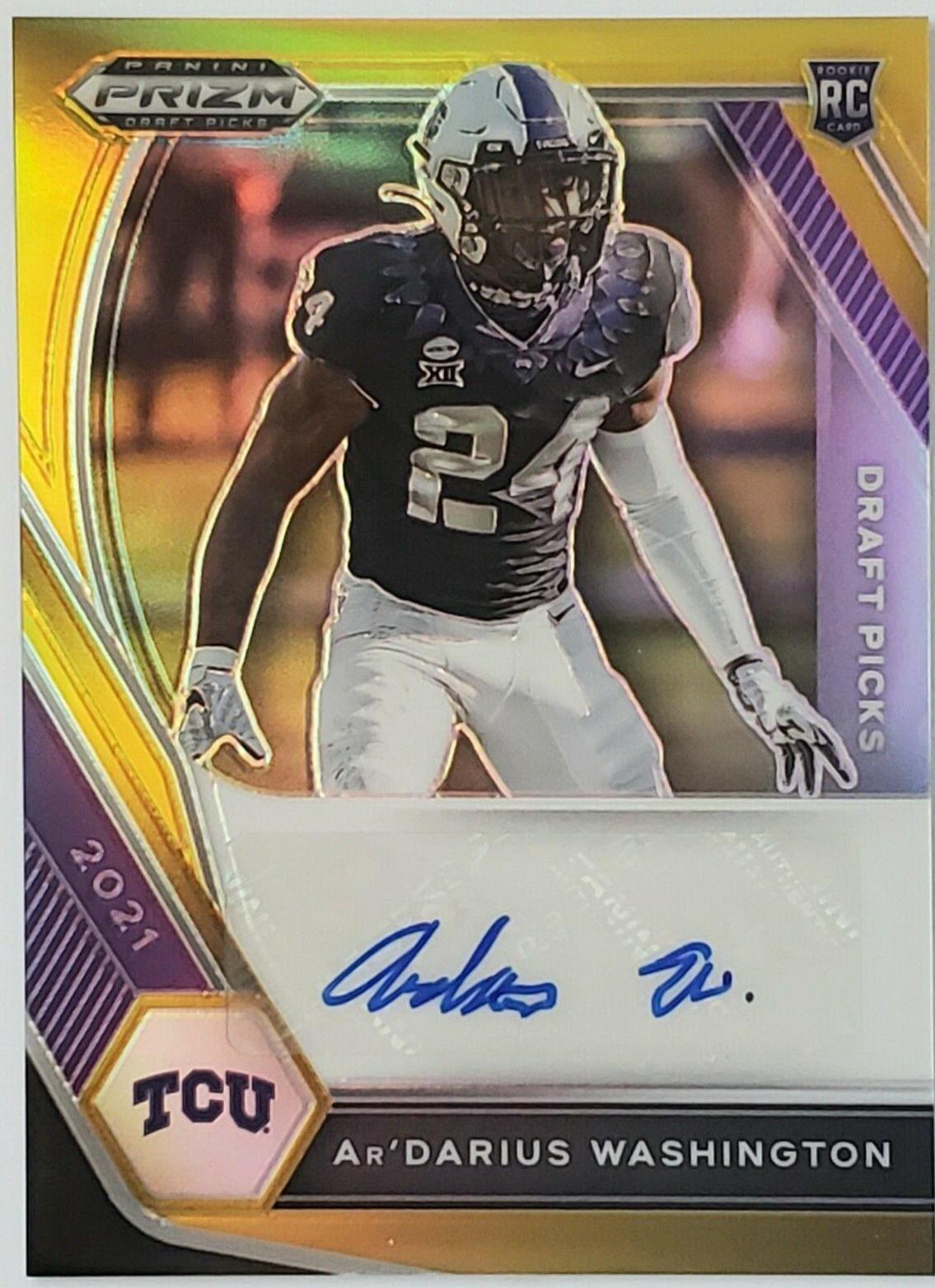 Ar'Darius Washington [Gold Prizm] #DPA-ARD