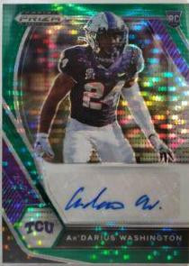 Ar'Darius Washington [Green Pulsar Prizm] #DPA-ARD