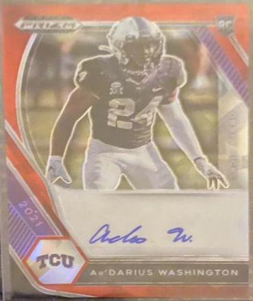 Ar'Darius Washington [Red Prizm] #DPA-ARD