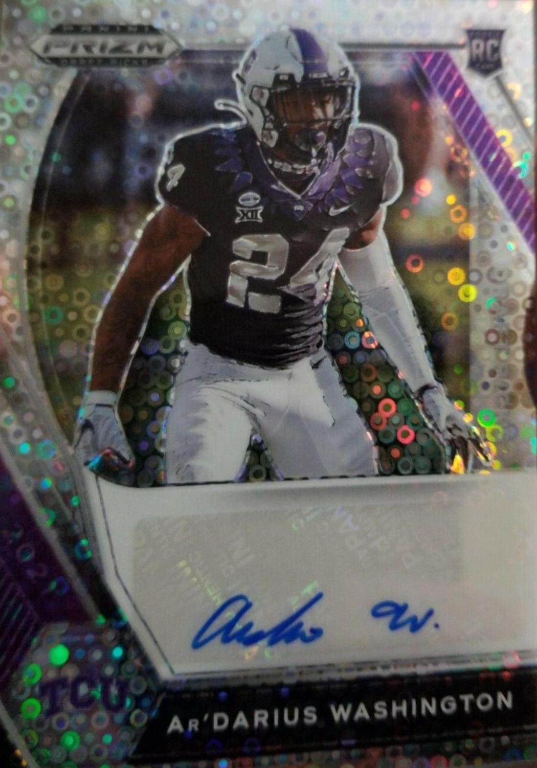 Ar'Darius Washington [Silver Prizm] #DPA-ARD