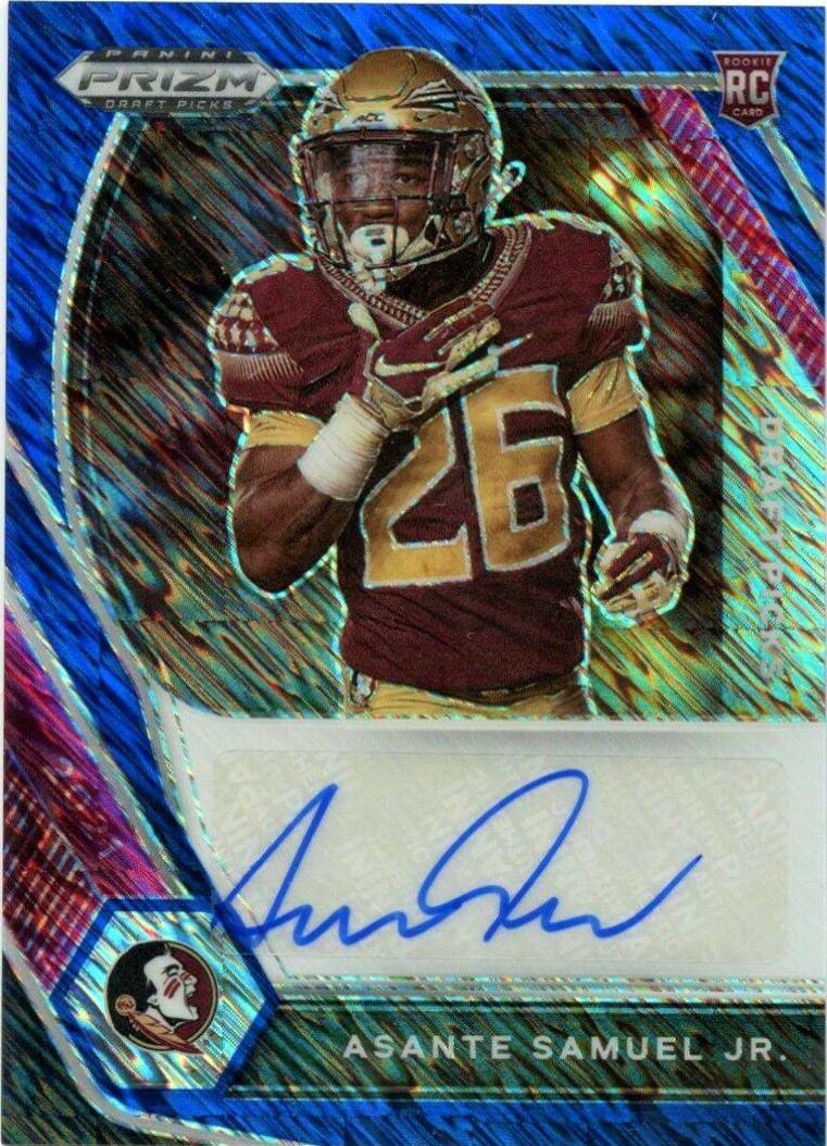 Asante Samuel Jr. [Blue Shimmer Prizm] #DPA-ASA